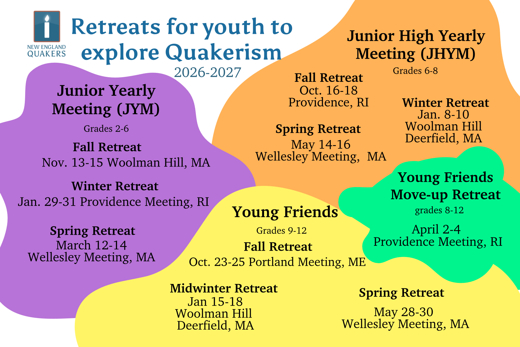 26-27 Retreat Postcard