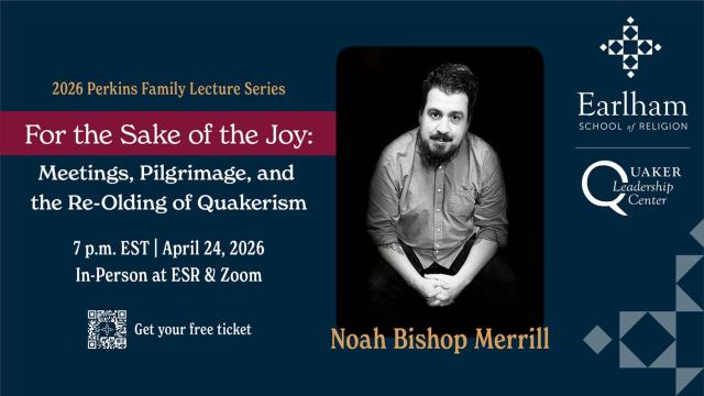 Image showing title, date, and time of lecture, with a photo of a man with a beard