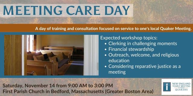 Meeting Care Day banner
